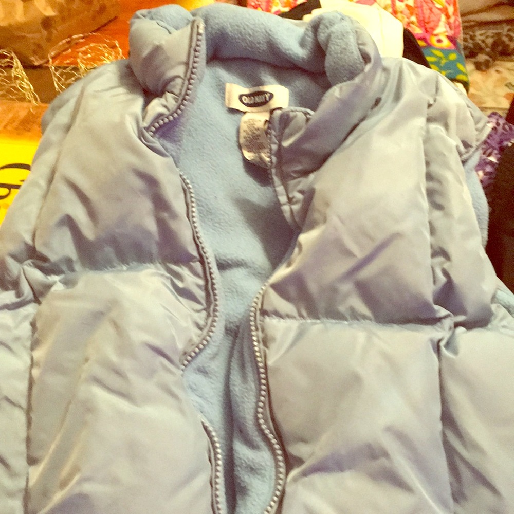Old navy vest baby blue size m women’s